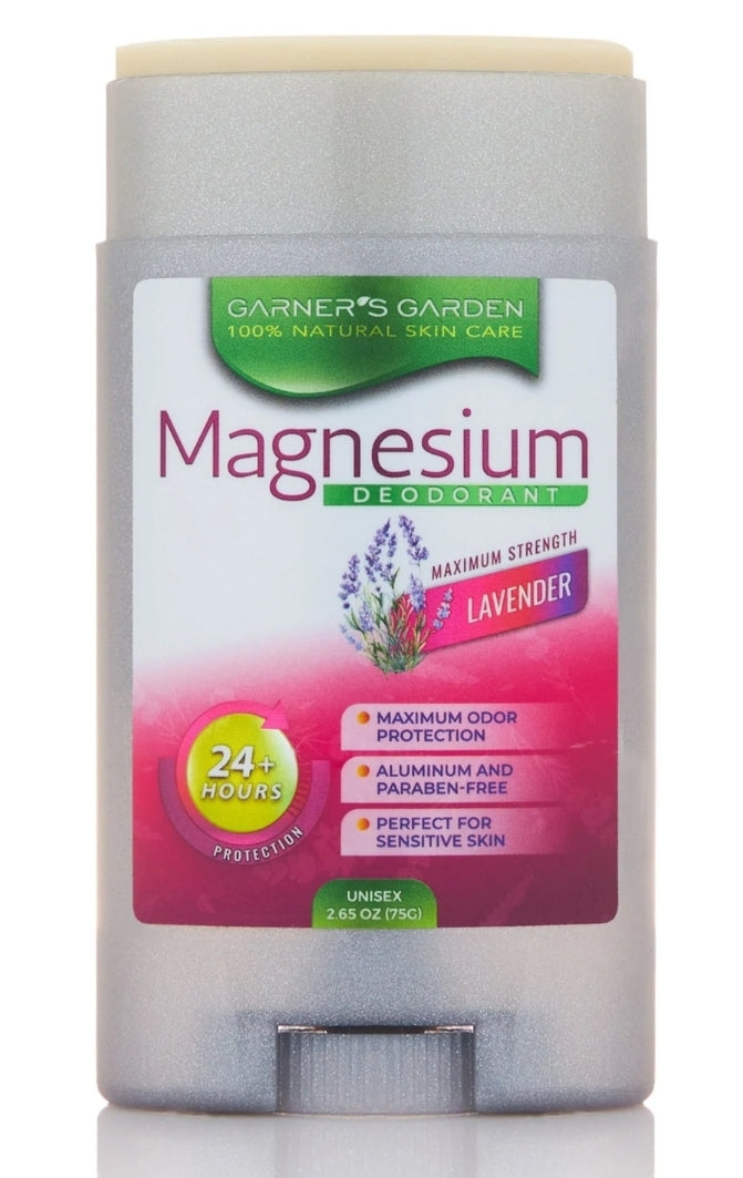 Garner's Garden Magnesium Lavender Natural Deodorant