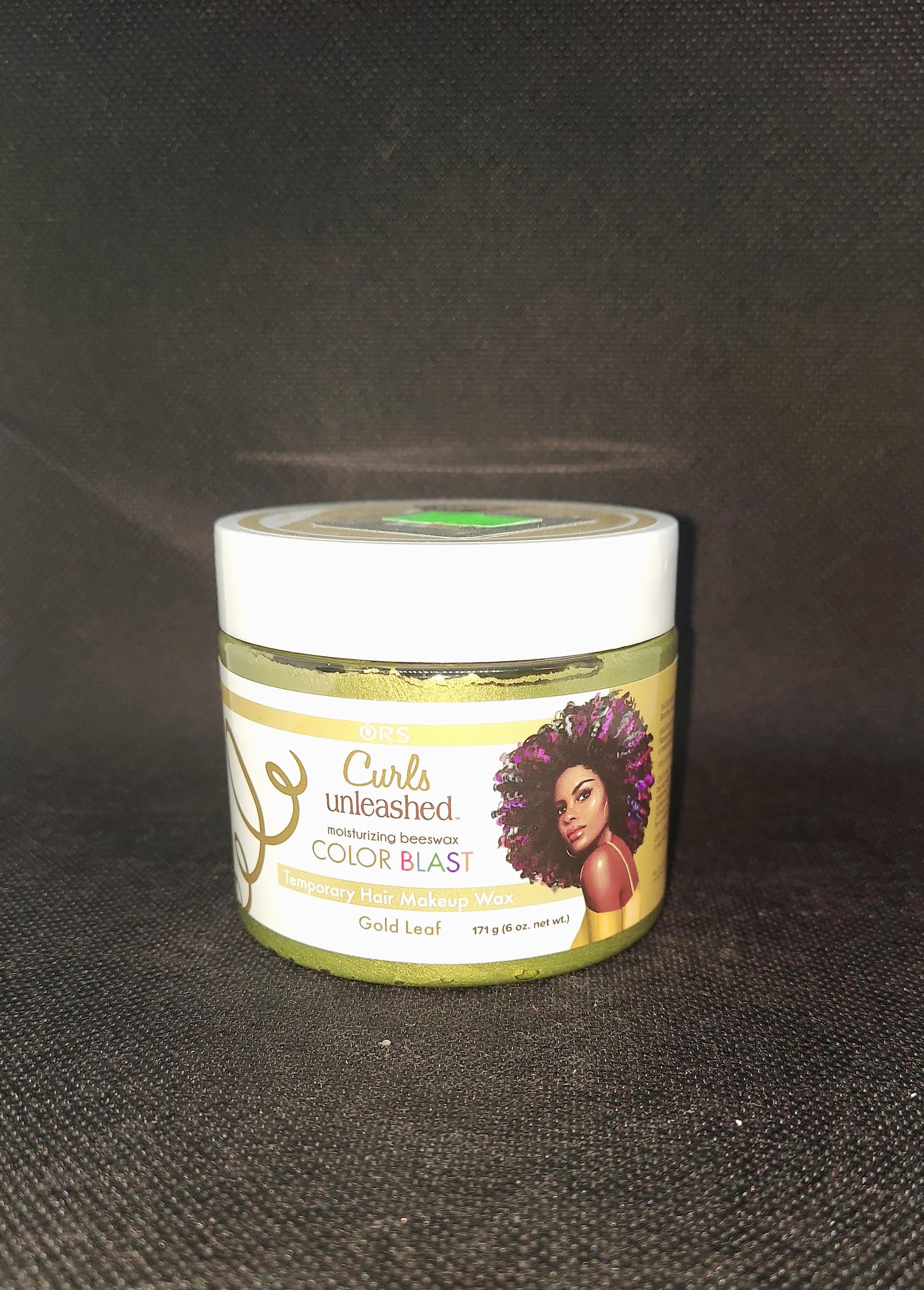 Curls Unleashed Color Blast Temporary Hair Makeup Wax, Moisturizing Beeswax  Hair Wax, Golden Bars, (6.0 oz)