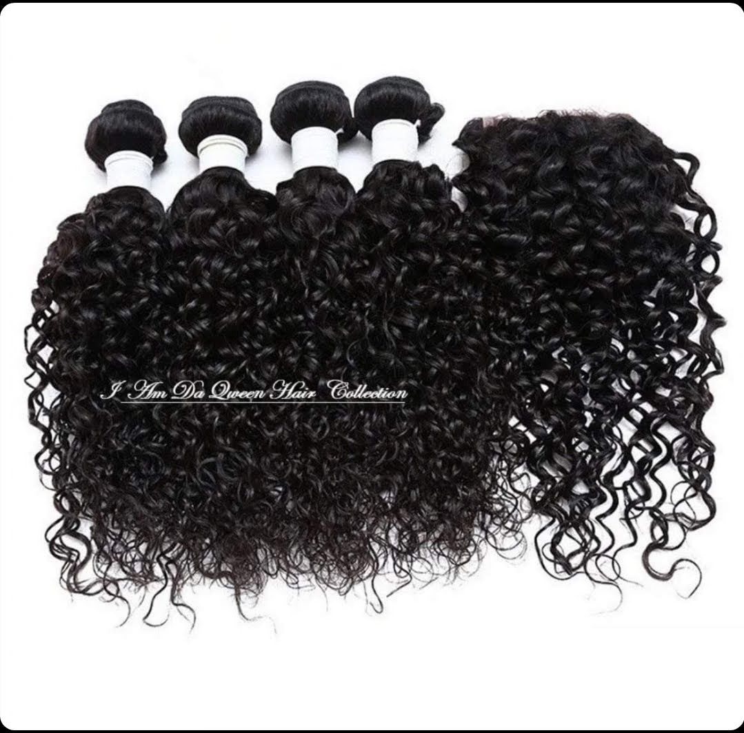 20'' Deep Wave Bundles + HD Super Fine Swiss Closure