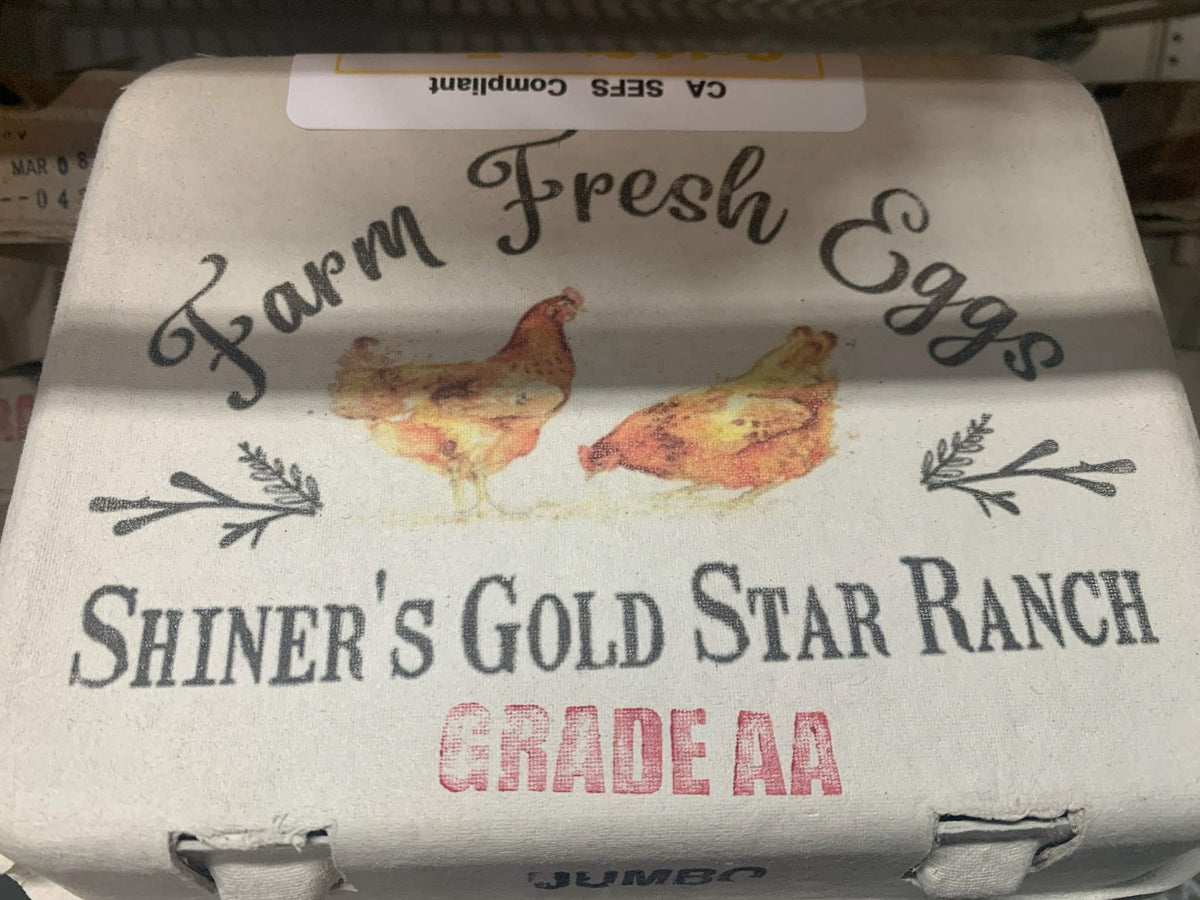 Shiner's Gold Star Ranch Eggs