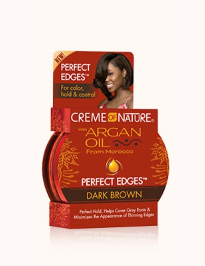 Creme of Nature Argan Oil Perfect Edges Dark Brown