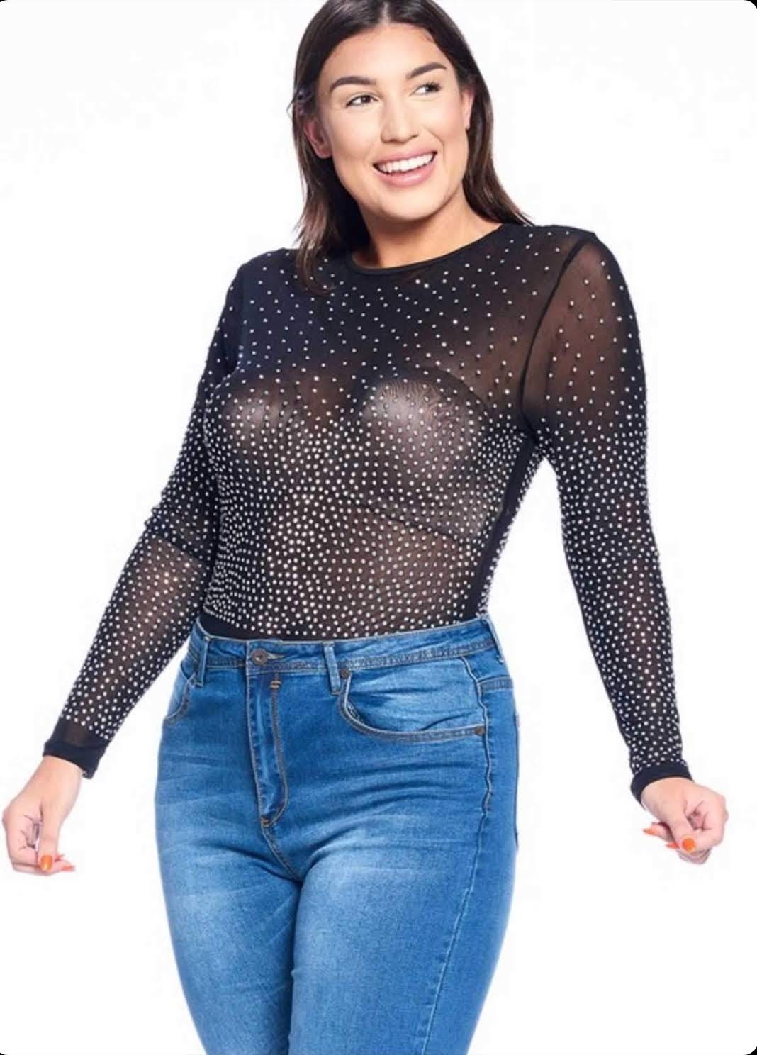 Bedazzled  Bodysuit