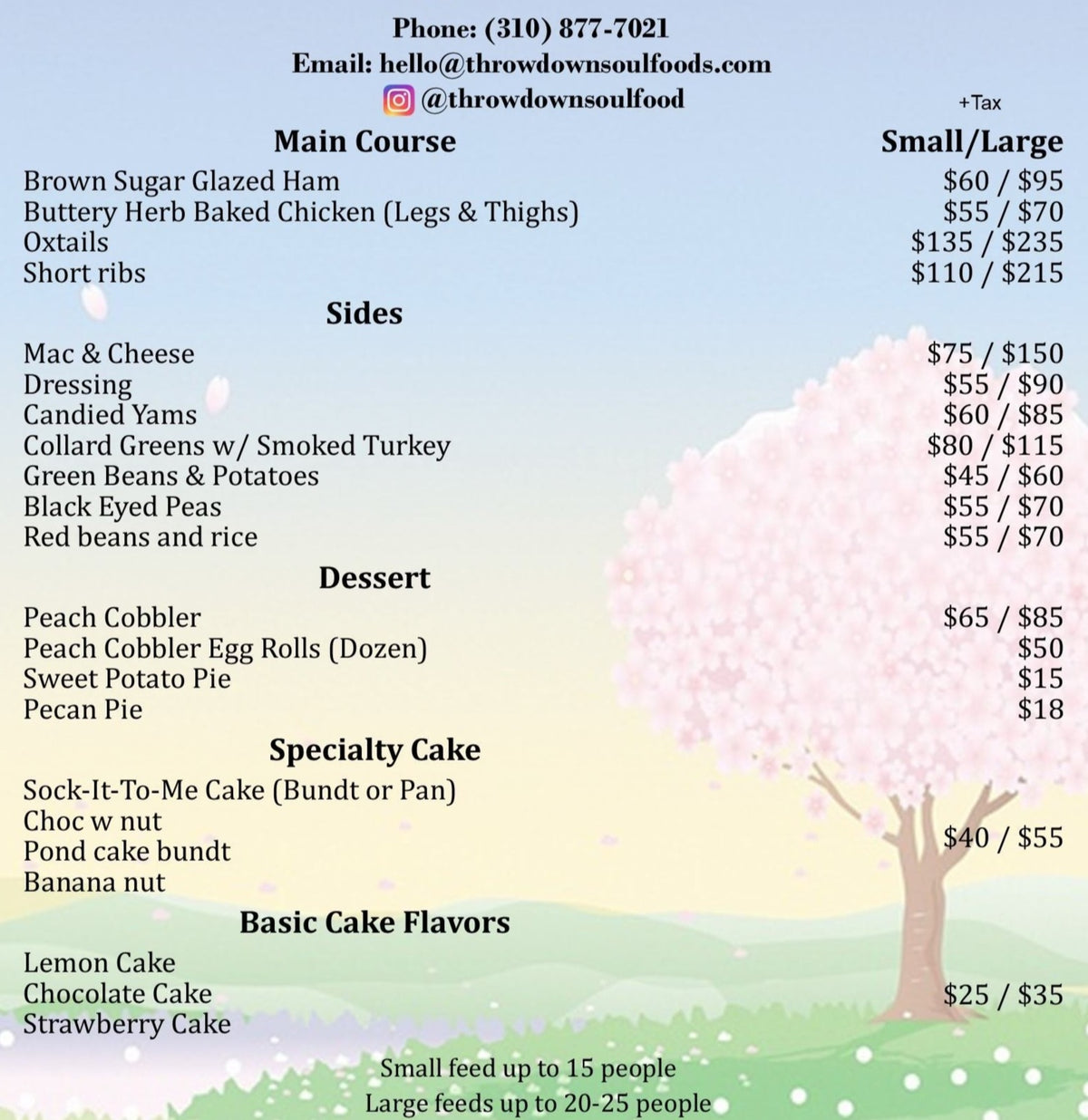 Spring Menu Sides